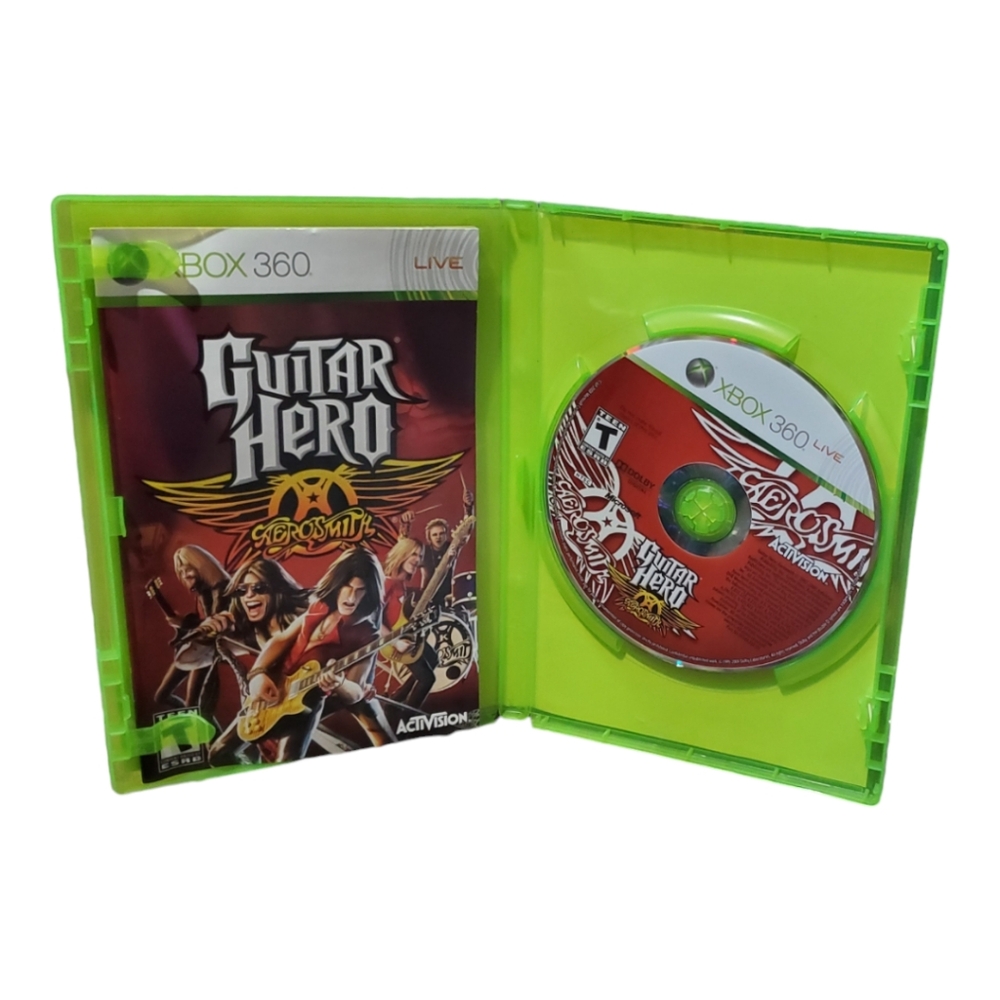 Xbox 360 Guitar Hero Aerosmith Game Complete